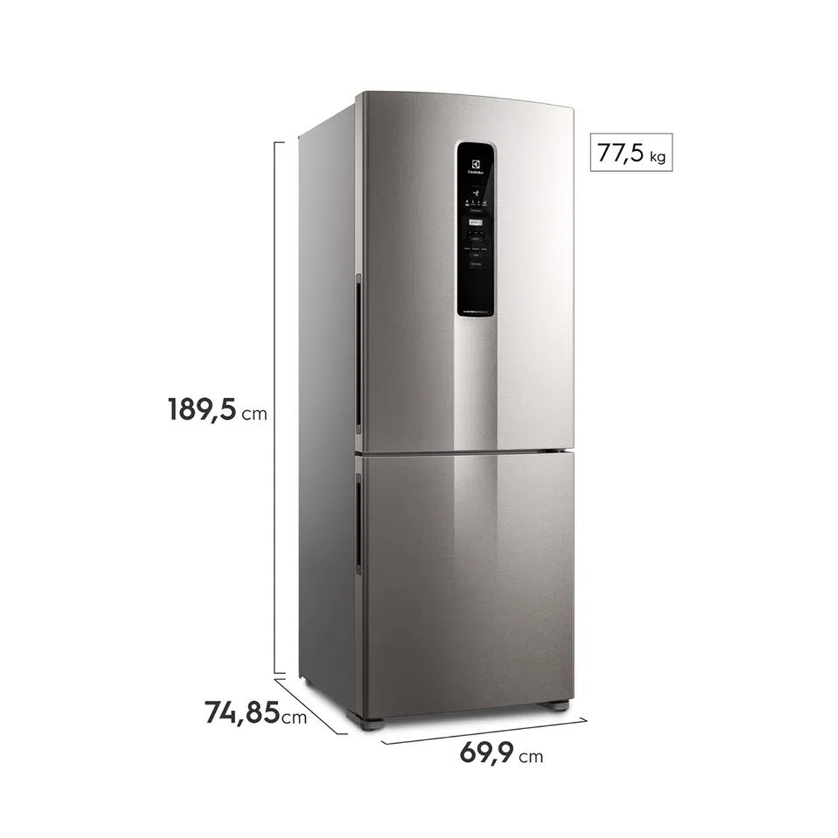 Electrolux Refrigerador L Frost Free Inverter Inox V