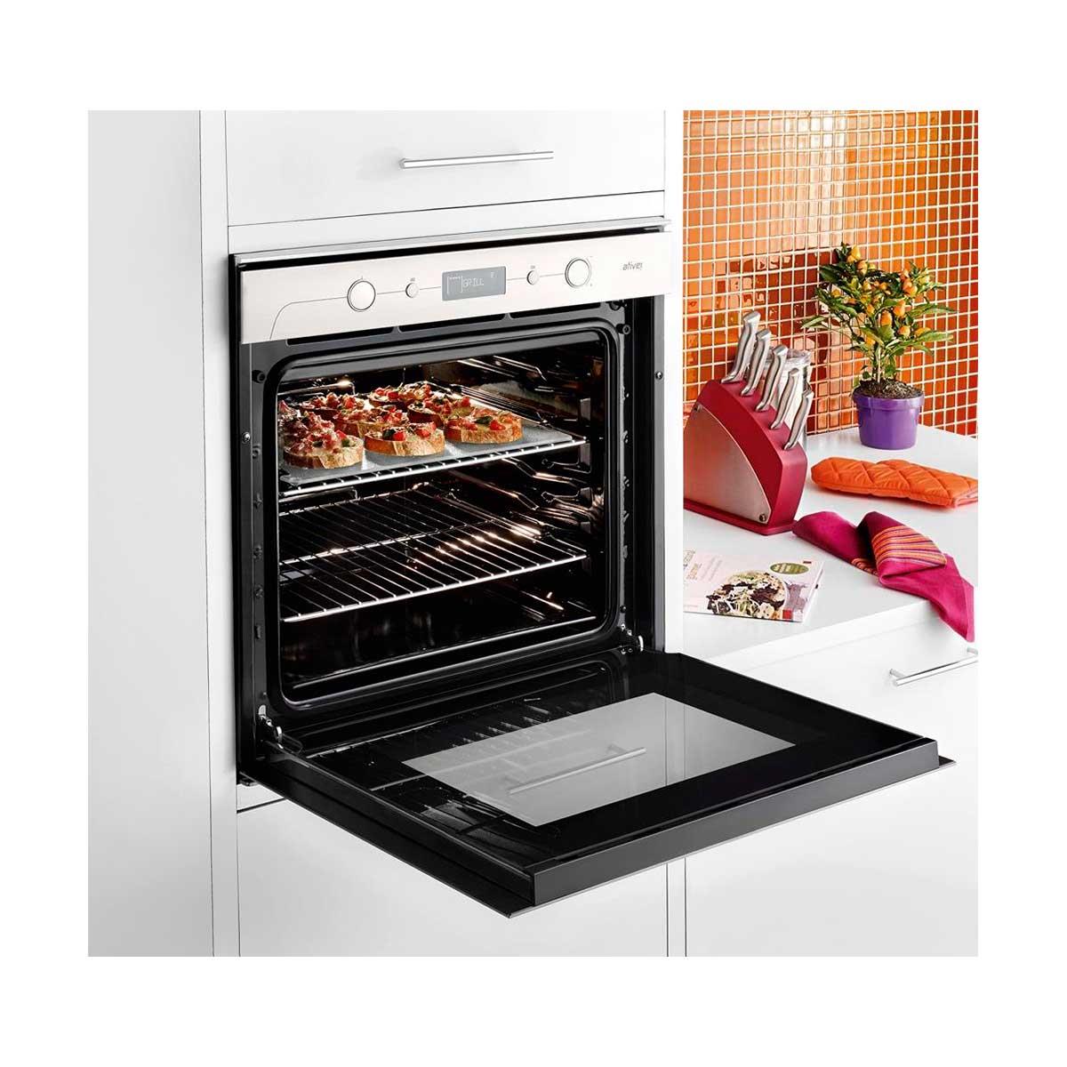 Forno Elétrico de Embutir Brastemp Ative BO160A Inox 67L Grill