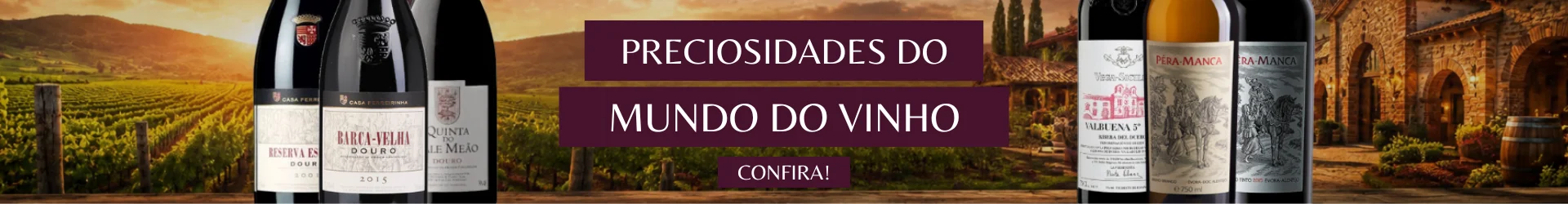 Vinhos exclusivos você encontra na Miami Store.