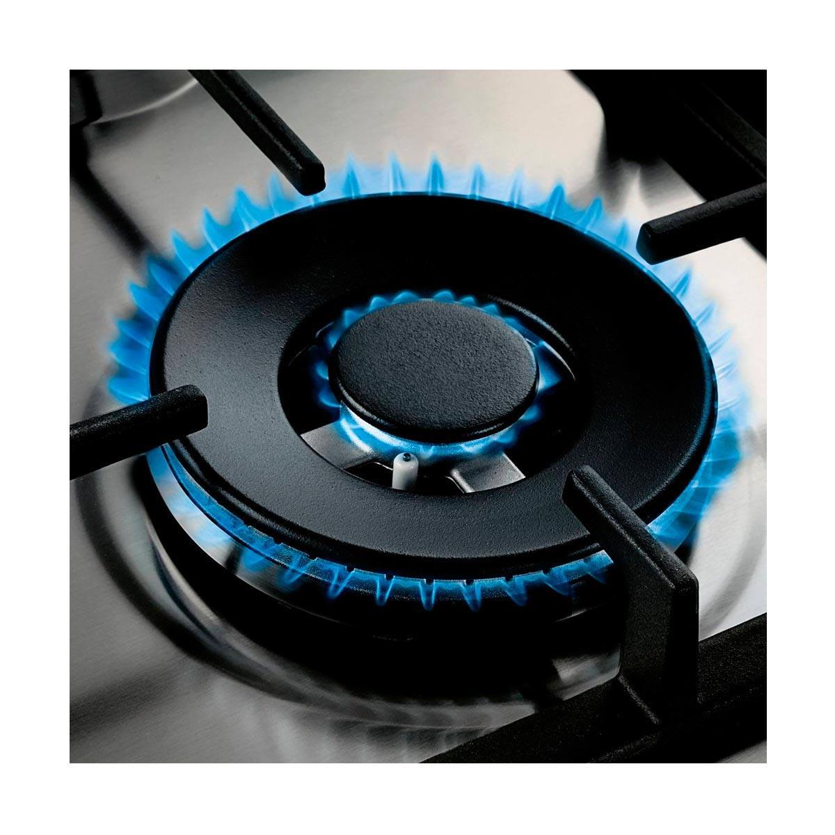 Cooktop a Gás Brastemp Gourmand Inox com 4 bocas e Acendimento