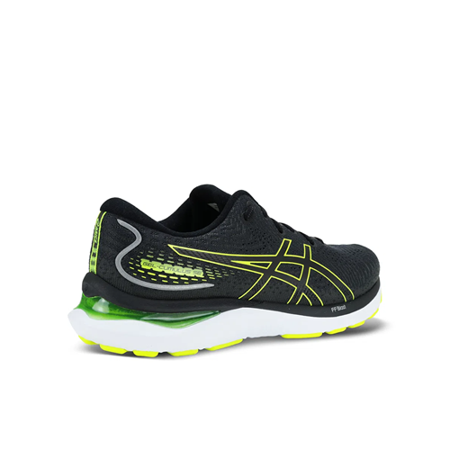 Black and top yellow asics