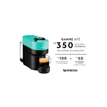 Nespresso Cafeteira Vertuo Pop Verde Acqua 220v