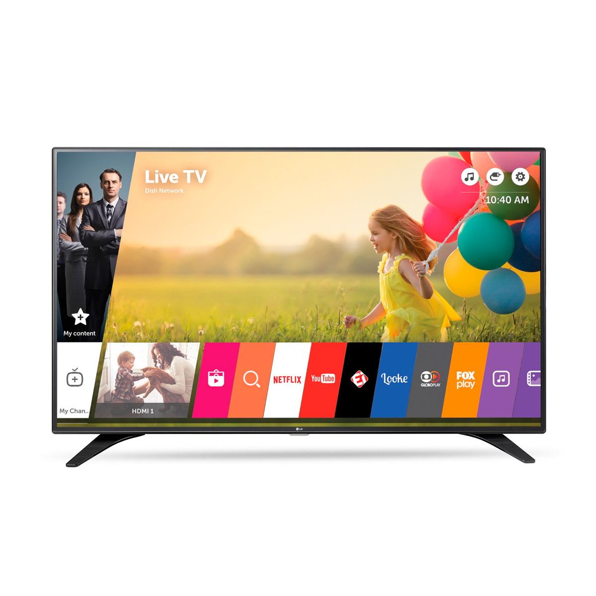 Smart TV LED Full HD LG LH6000 com WiFi, Painel IPS, Conversor