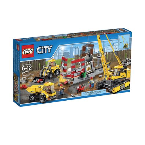 LEGO - Jogo de construção com camiões, guindaste e bola de demolição 60391, LEGO CITY