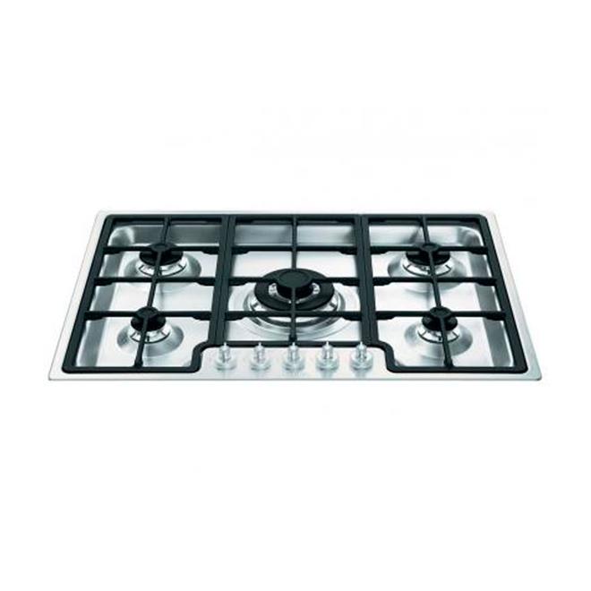 Cooktop a Gás Smeg PGF75SBR1 Inox 5 bocas