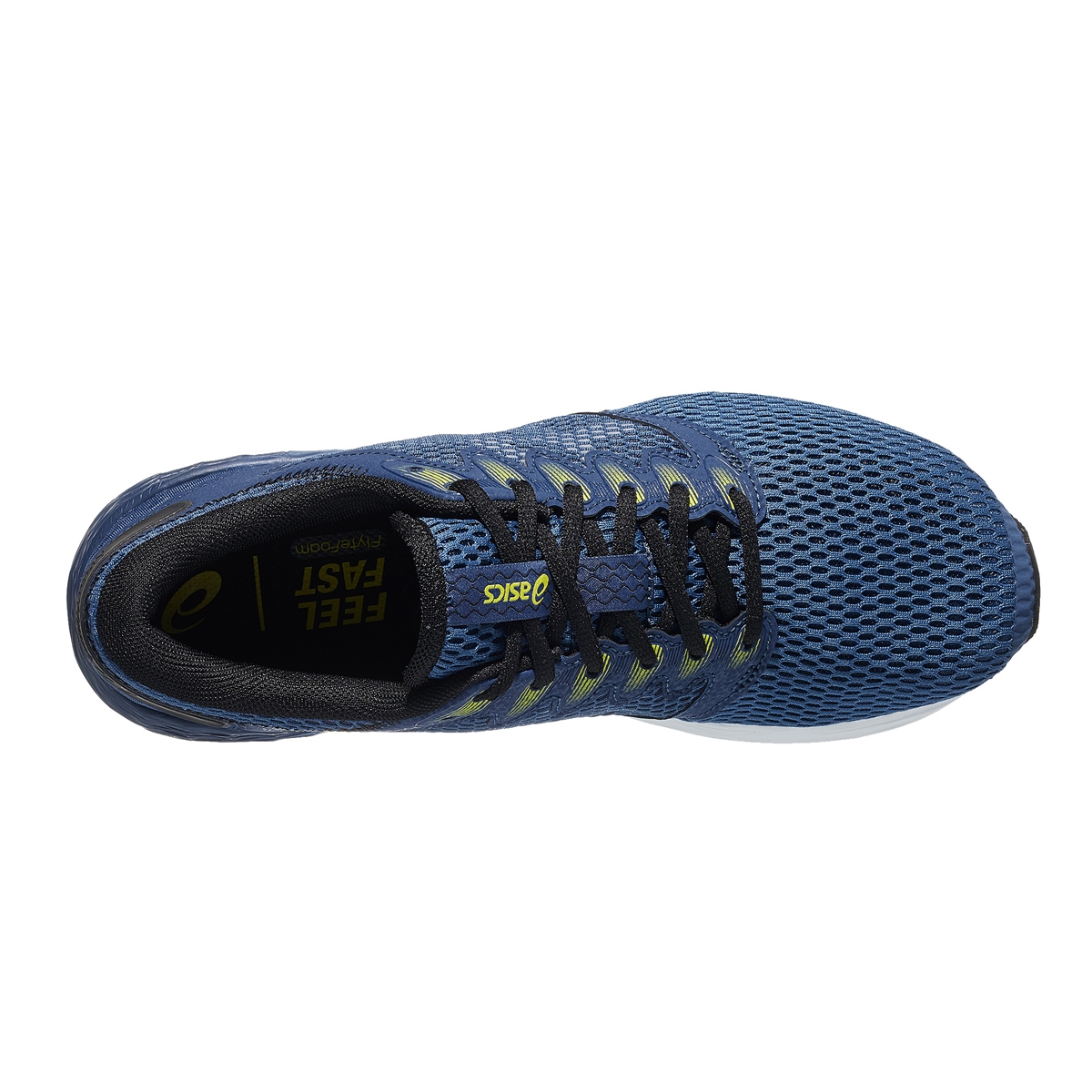 Tenis asics roadhawk ff 2 feminino - azul outlet e preto