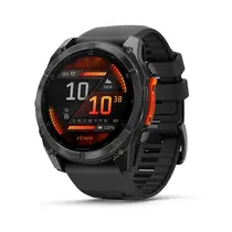 Garmin Monitor Cardíaco De Pulso Com GPS Fenix 8X Cinza Ardósia C/ Pulseira Preta 010-02905-00