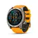 Garmin Monitor Cardíaco De Pulso Com GPS Fenix 8X Safira Titânio C/ Pulseira Laranja/Grafite