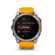 Garmin Monitor Cardíaco De Pulso Com GPS Fenix 8X Safira Titânio C/ Pulseira Laranja/Grafite