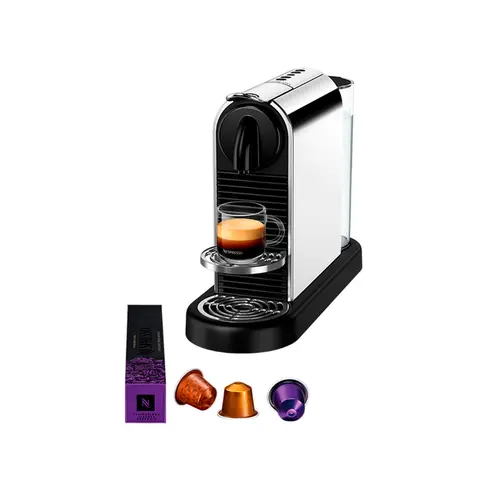 Nespresso Cafeteira CitiZ Platinum Titan Aço Inoxidável D140-BR3-ME-NE-220V