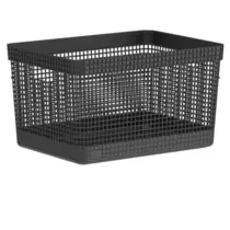 Ou Cesto Organizador Grid 20 Litros - Preto