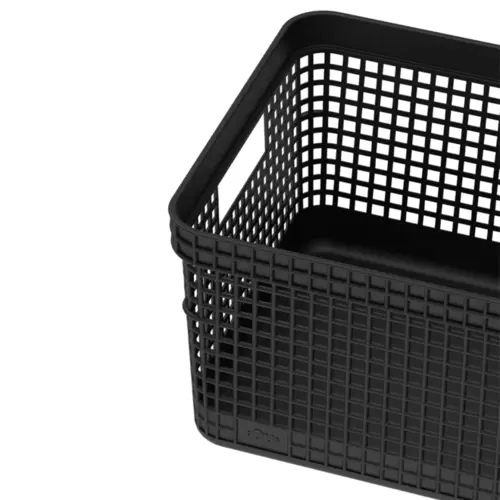 Ou Cesto Organizador Grid 8 Litros - Preto