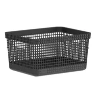 Ou Cesto Organizador Grid 8 Litros - Preto