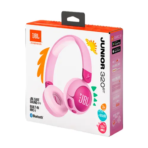 JBL Fone de Ouvido Infantil Bluetooth JR320 Branco/Lilás