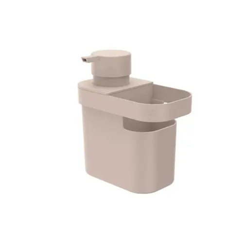 Ou Dispenser Para Detergente E Organizador De Pia Trium 650 ml - Bege