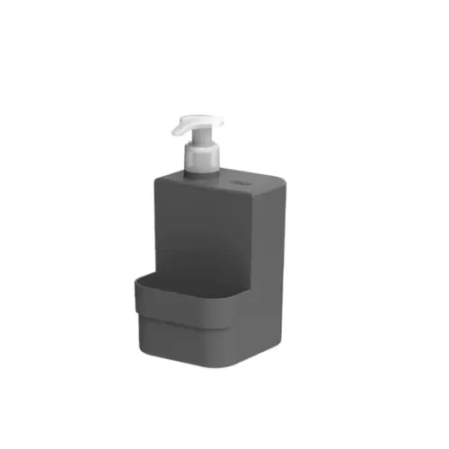 Ou Dispenser Para Detergente e Esponja Trium Compact 500 ml - Chumbo
