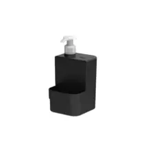 Ou Dispenser Para Detergente e Esponja Trium Compact 500 ml - Preto