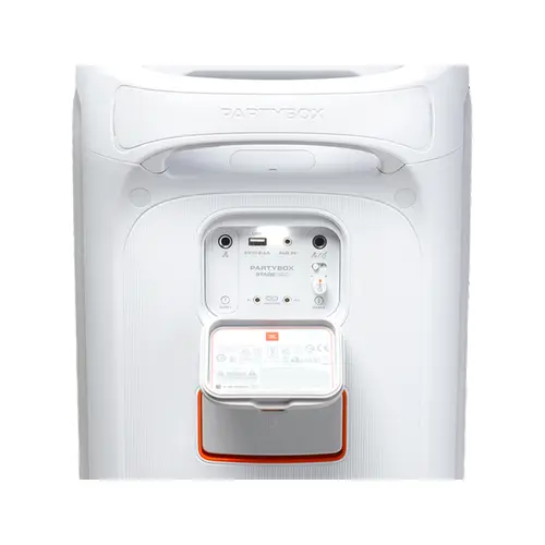 JBL Caixa de Som Bluetooh Efeito de Luzes Party Box Club Branca 320