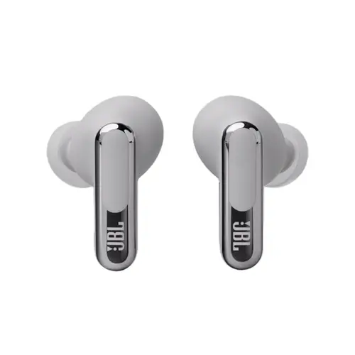 JBL Fone de Ouvido Live Beam 3 com Display Tws Prata
