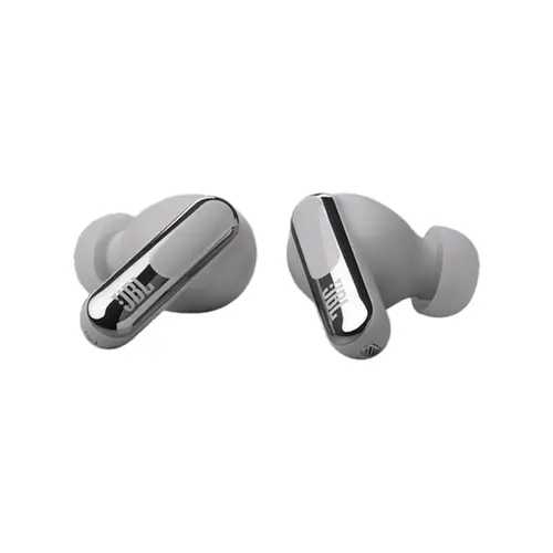 JBL Fone de Ouvido Live Beam 3 com Display Tws Prata