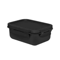 Ou Mini Marmita Hermética Bicolor Preto Fechado
