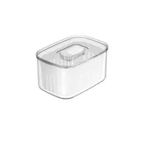 Ou Organizador Clear Fresh 0,65l Com Cesto Natural