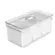 Ou Organizador Clear Fresh 5l Com 3 Cestos Naturais