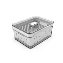 Ou Organizador Clear Fresh Com Cesto 2,2l Natural
