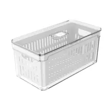 Ou Organizador Clear Fresh Com Cesto 5l Natural