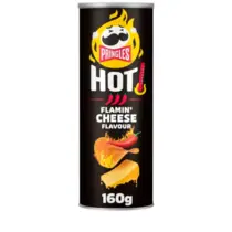 Pringles Hot Batata Sabor Flamin Cheese 160g
