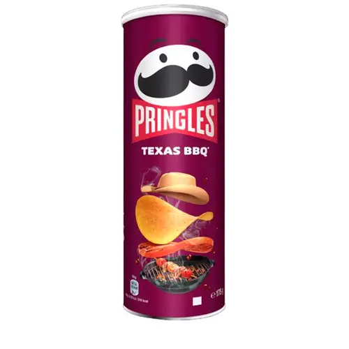 Pringles Hot Batata Sabor Bbq Ribs 160g