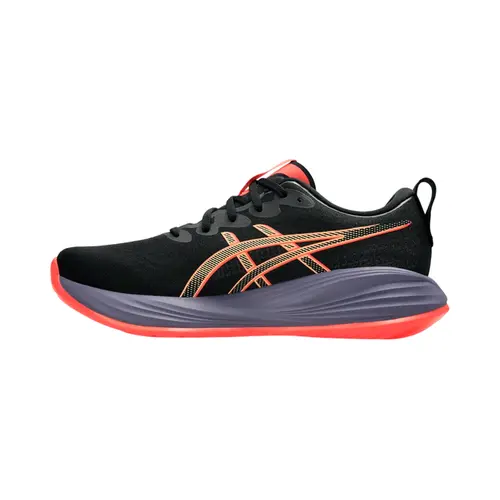 Asics Tênis Masculino Gel Cumulus 27 Preto/Coral Reef 1011B960 (001)