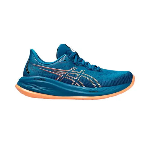 Asics Tênis Masculino Gel Cumulus 26 Azul Marinho/Laranja 1011B792 (403)