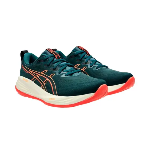 Asics Tênis Masculino Gel Cumulus 27 Saxon Verde/Rosa Reef