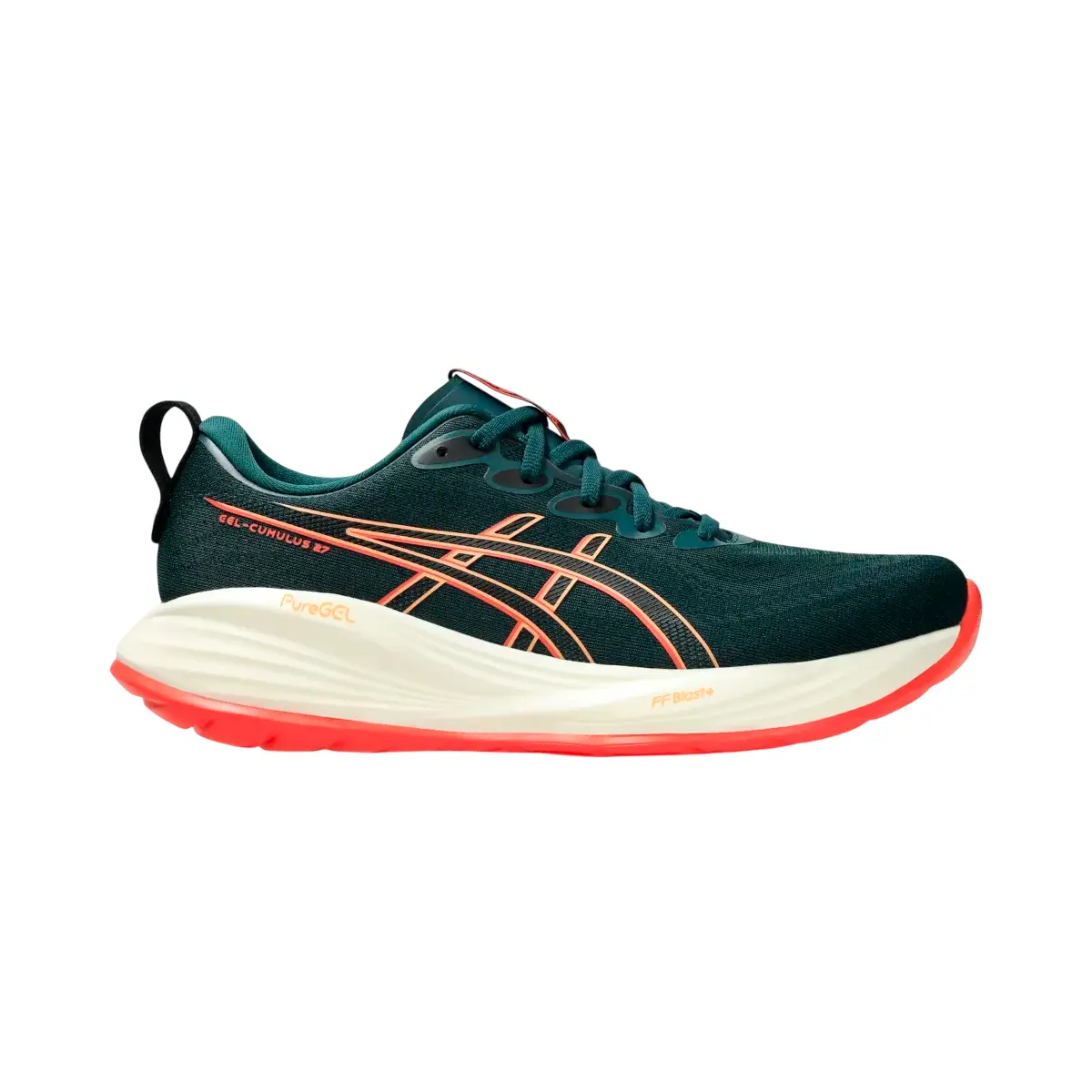 Asics Tênis Masculino Gel Cumulus 27 Saxon Verde/Rosa Reef