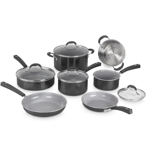 Cuisinart Conjunto De Panelas 11 Peças Antiaderente Ceramica XT 54C-11BK