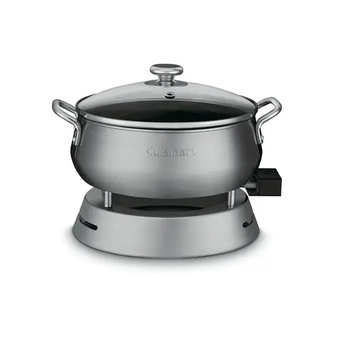 Cuisinart Fondue Eletrico Aço Escovado C/ Tampa CFO 50CBBR 127V