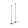 ELG Pedestal Caixas Acústicas Preto SR11BLK