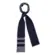 Individual Cachecol De Tricot Xadrez Azul Marinho (2301) (48) Tam U