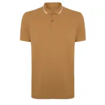 Individual Polo Masc Mc Basico Comfort Marrom Medio (2402) (24) TAM M