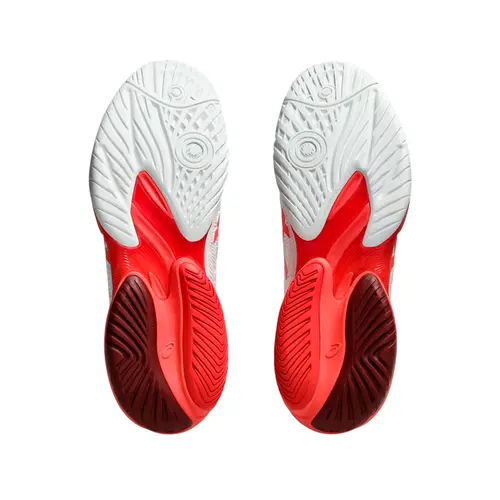 Asics Tênis Masculino FF 3 Novak Rolland Garros Branco/Vermelho