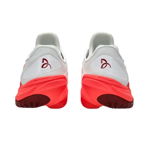 Asics Tênis Masculino FF 3 Novak Rolland Garros Branco/Vermelho