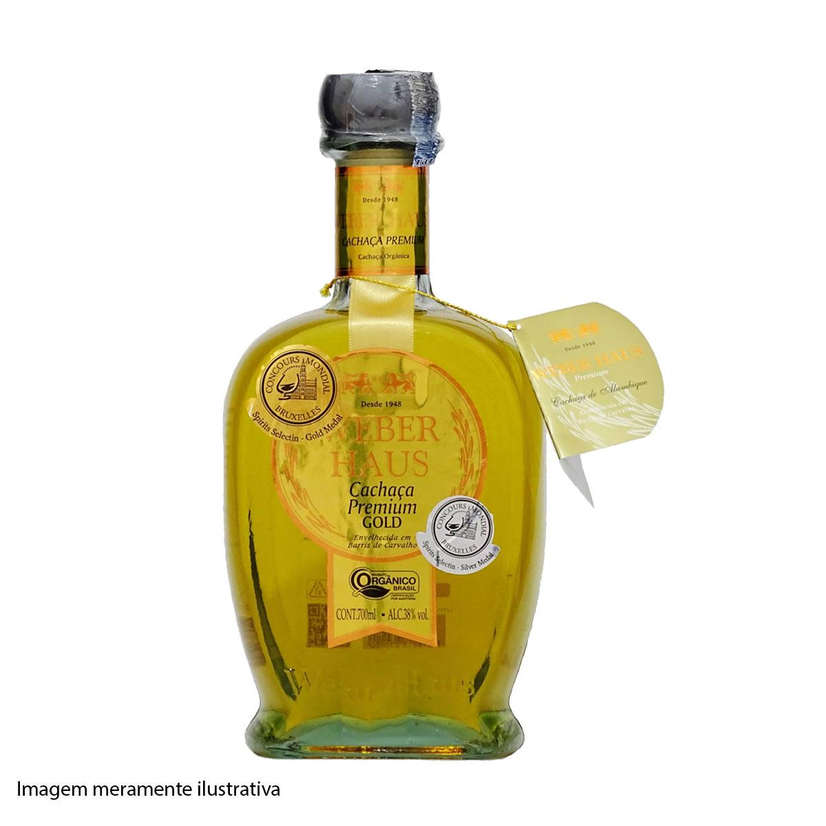 Cachaça Weber Haus Premium Gold Orgânica