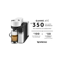 Nespresso Cafeteira Vertuo Lattissima Branco GDV5-BR3-WH-NE-220V