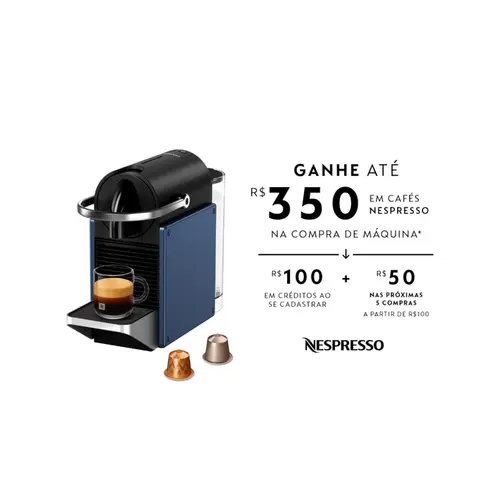 Nespresso Cafeteria Pixie Redesign Azul Escuro D62-BR-BL-NE-127V