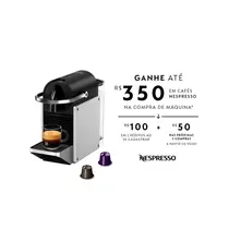 Nespresso Cafeteira Pixie Redesign Prata D62-BR-SI-NE-127V