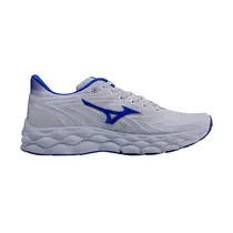Mizuno Tênis Masculino Wave Sky 8 Cinza Azulado/ Azul Metálico/Azul Mugen 102233001 (CAAMAM)
