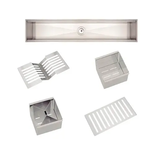 Tramontina Canal Organizador Aço Inox 90x18cm