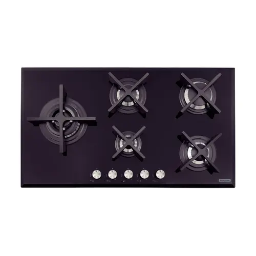 Tramontina Cooktop 90cm 5b Gás Glass Flat Sa.Tdc Bivolt