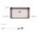 Tramontina Cuba 70x40 Quadrum Undermount Inox